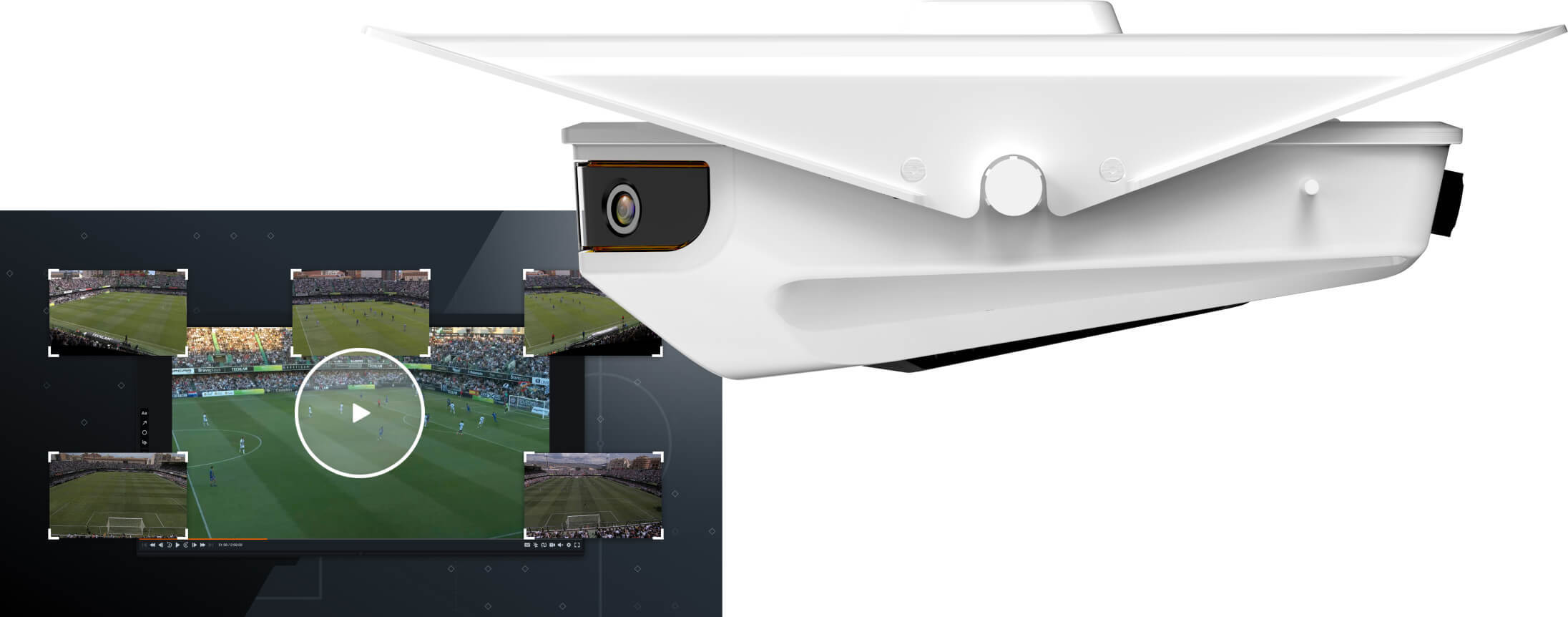 Outdoor Focus Camera with multiple angles